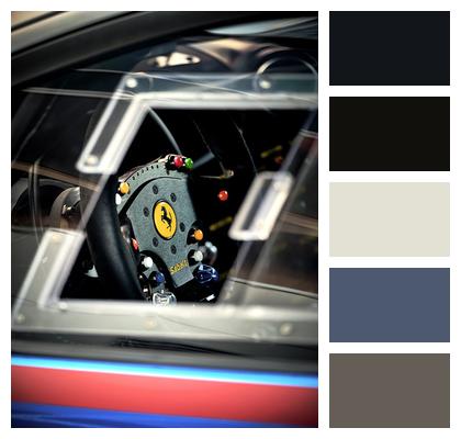 Race Car Steering Wheel Motorsport Image